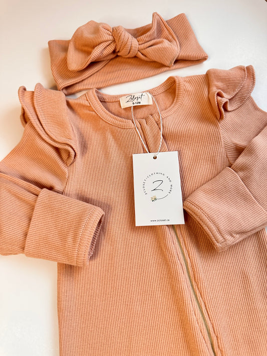 Apricot Onesie Set