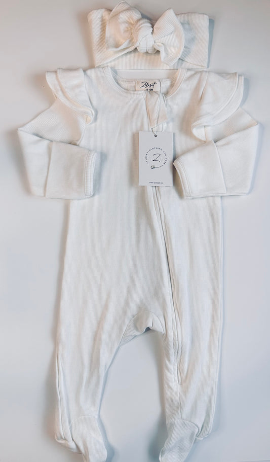 White Onesie Set