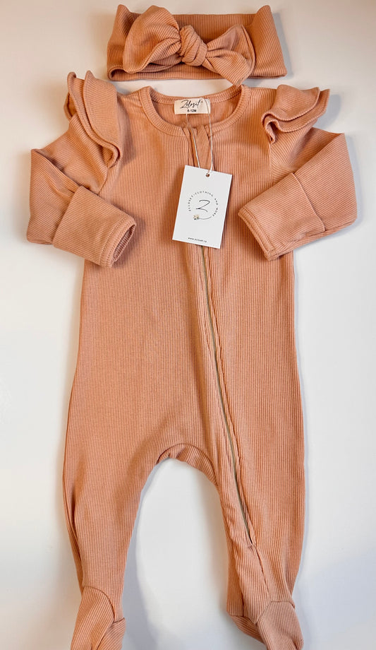 Apricot Onesie Set