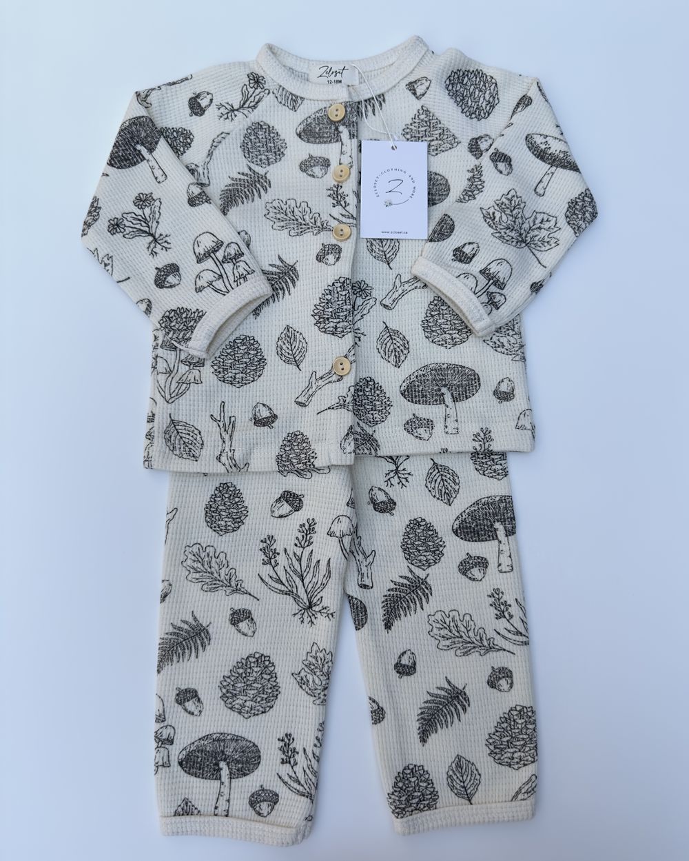 Mushroom Pajama Set